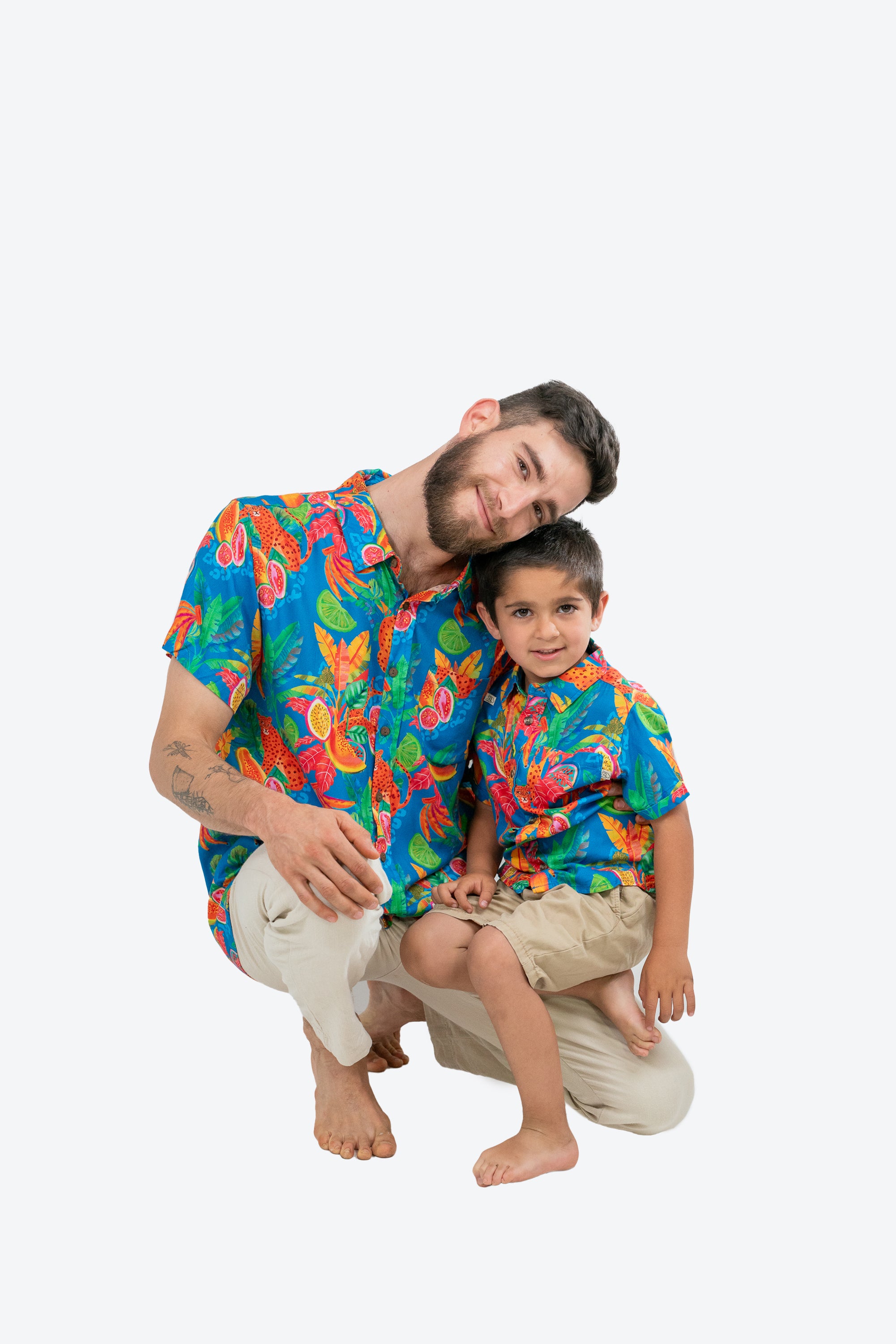 Camisa Lily infantil Leopardo Azul S26