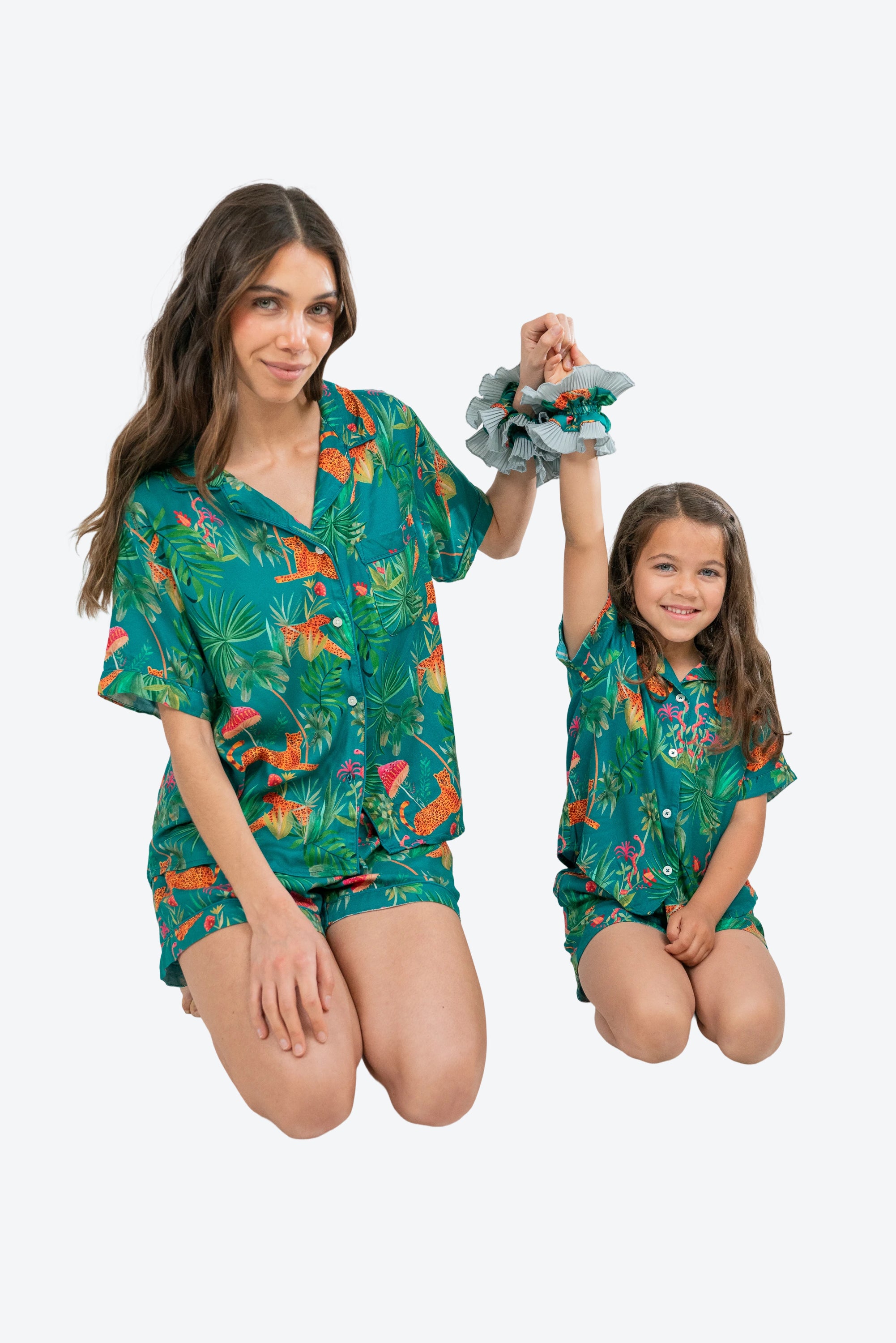 Pijama infantil Jazmin Leopardo Paraguas S26