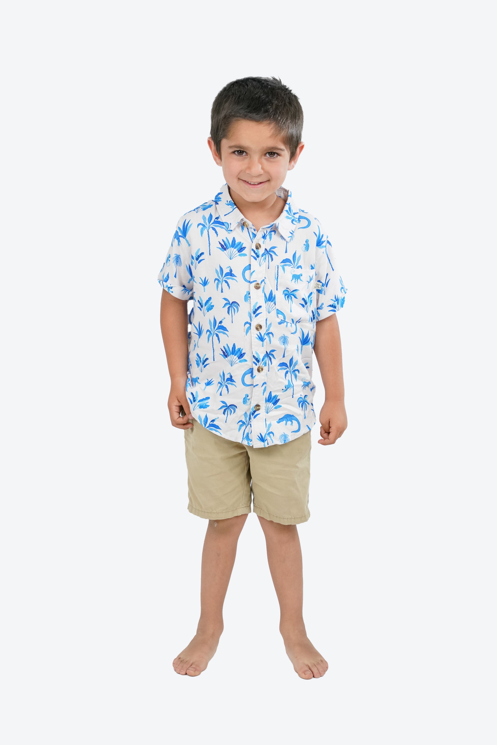 Camisa Lily infantil Jungla Azul S26