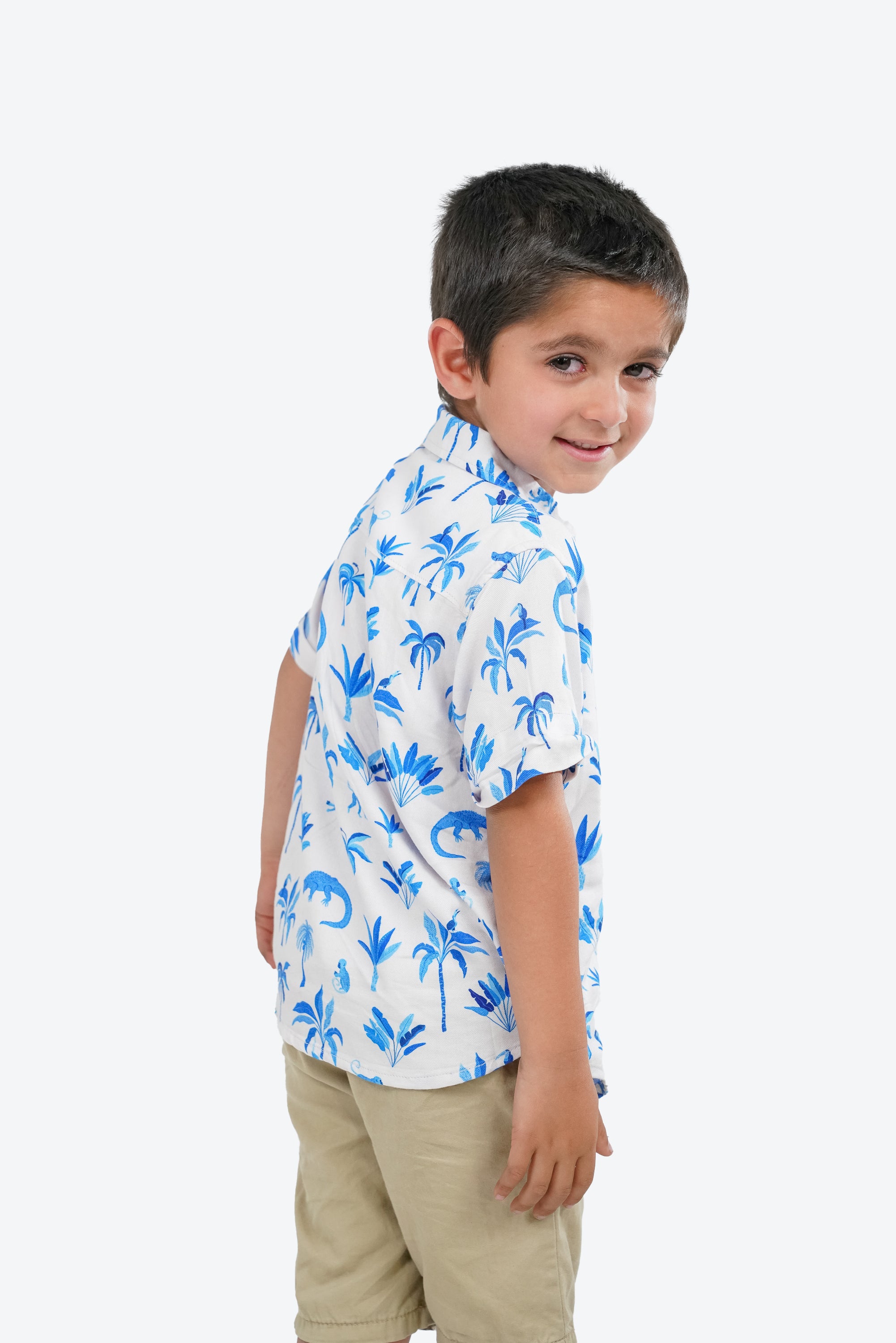 Camisa Lily infantil Jungla Azul S26