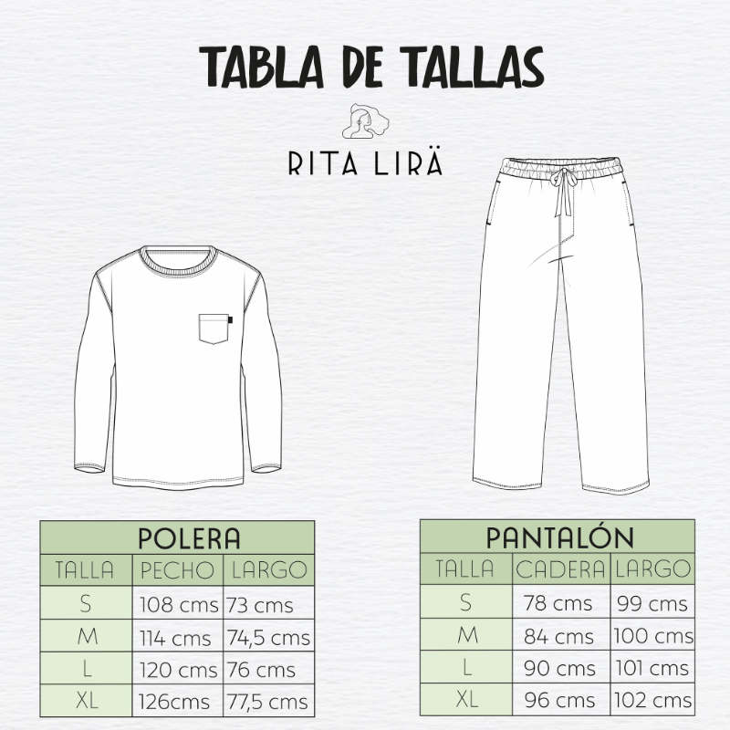 Pijama Clavel Cacatua W25