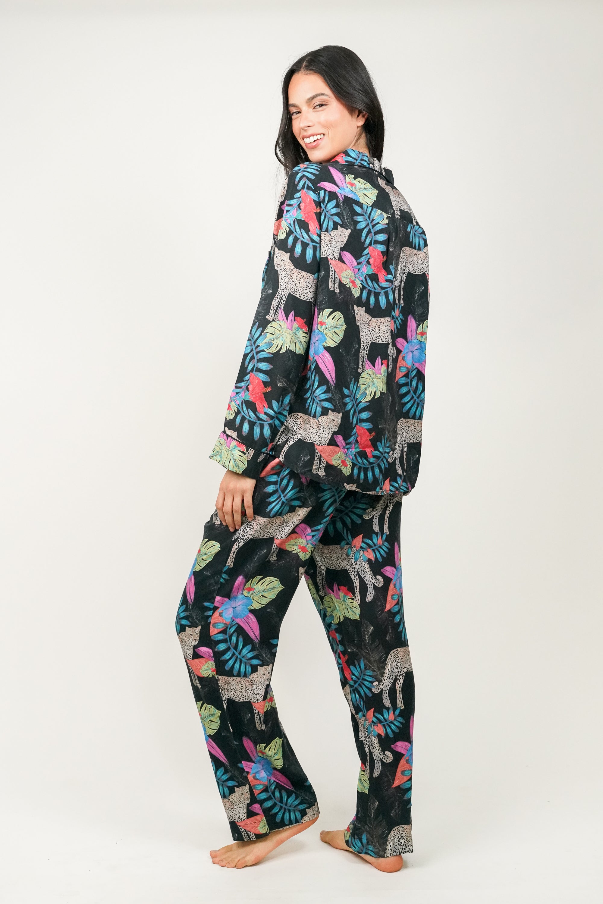 Pijama Violeta Chita Negro W26