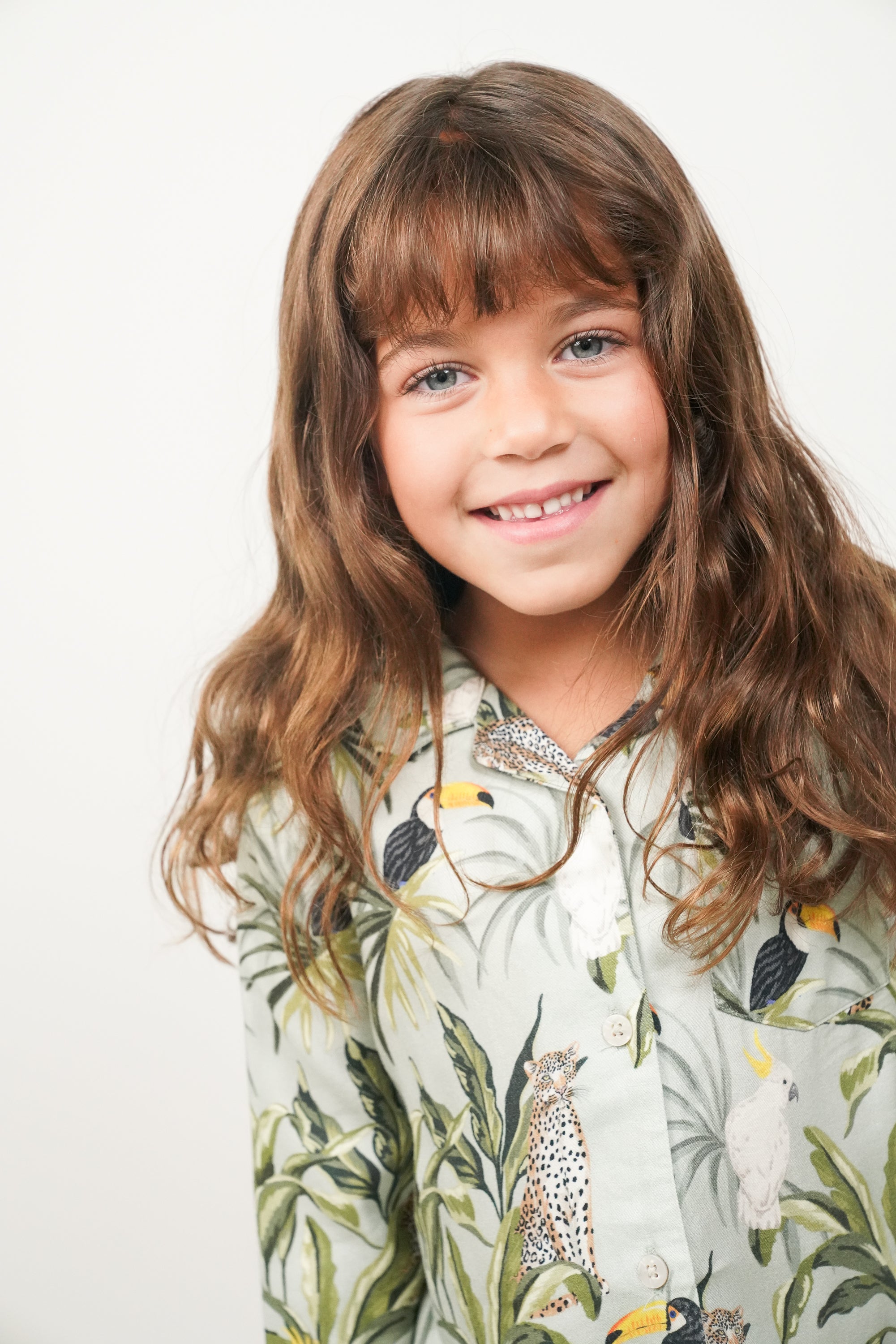 Pijama Infantil Leopardo Cacatuas W26