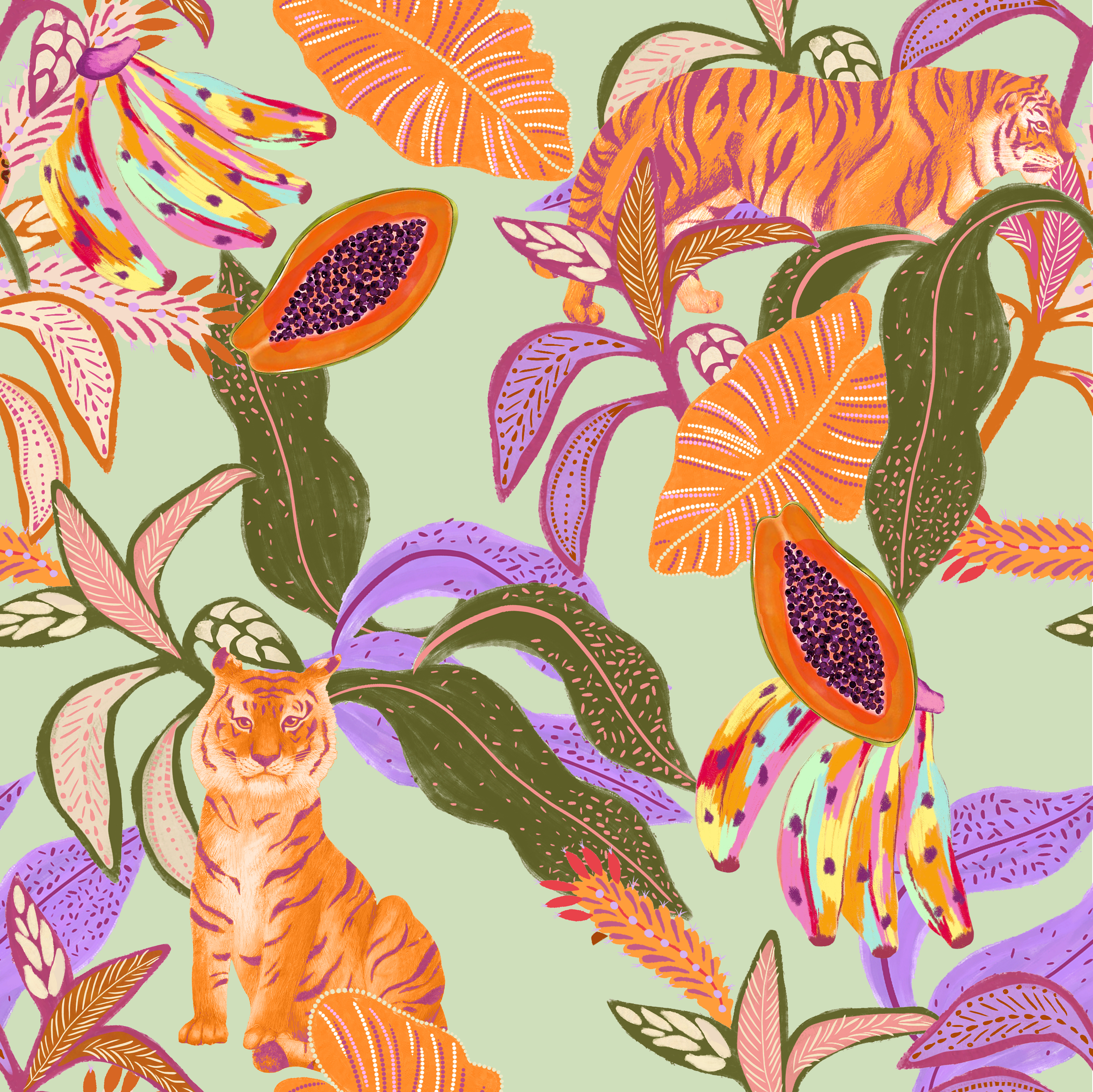 Pijama Tulipan Tigre S26