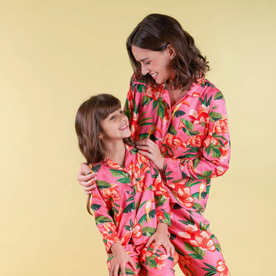 Pijama Violeta Tucan Rosa