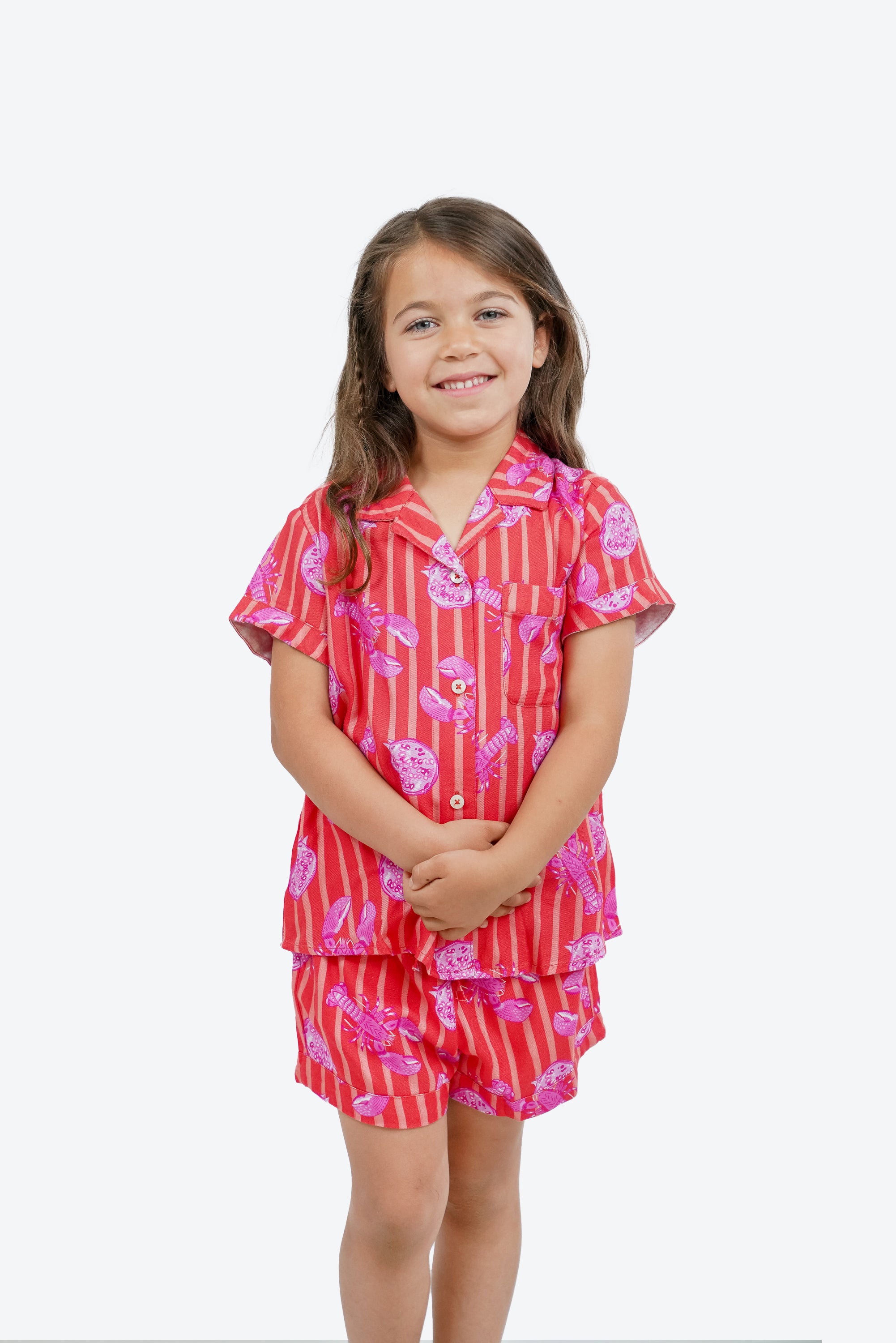 Pijama infantil Jazmin Langosta S26