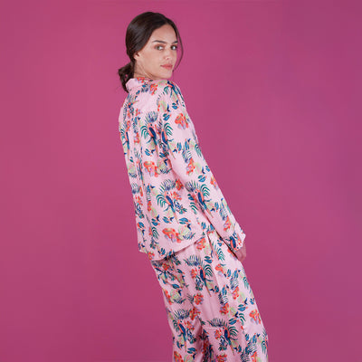 Pijama Violeta  Loros