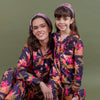 Pijama Violeta Leopardo marino