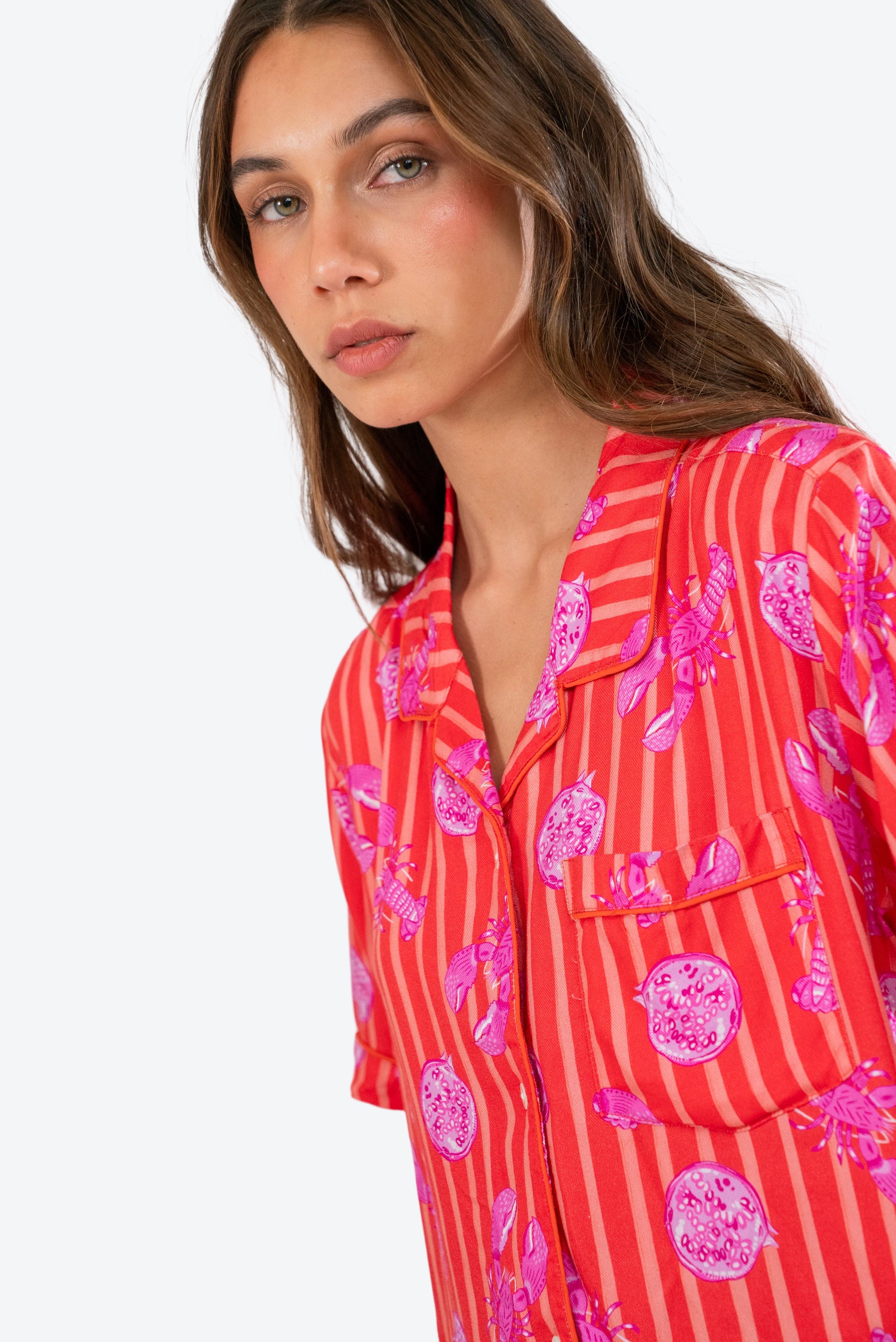 Camisa de dormir Amapola Langosta S26