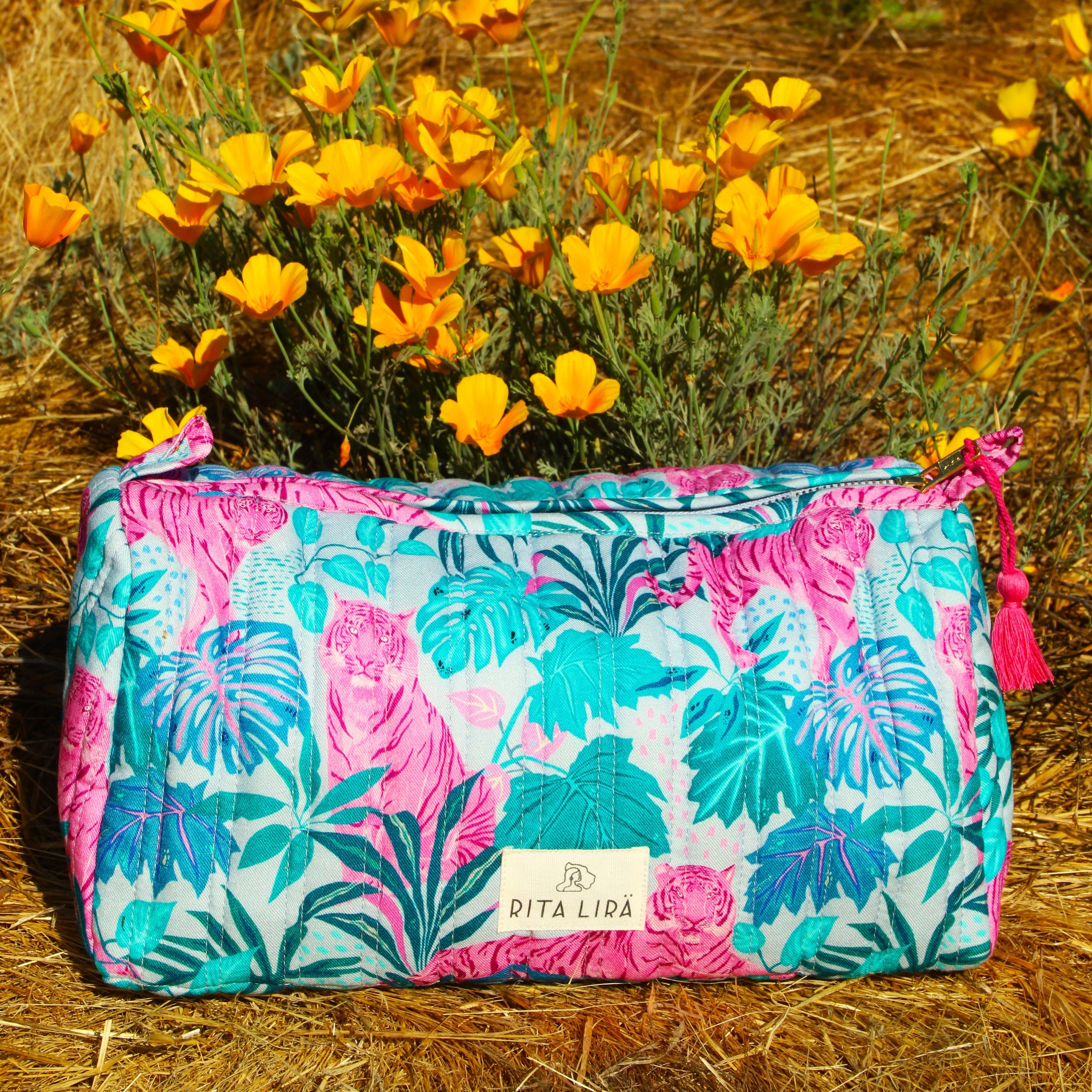 Cosmetiquero Ficus Tigre rosa S26