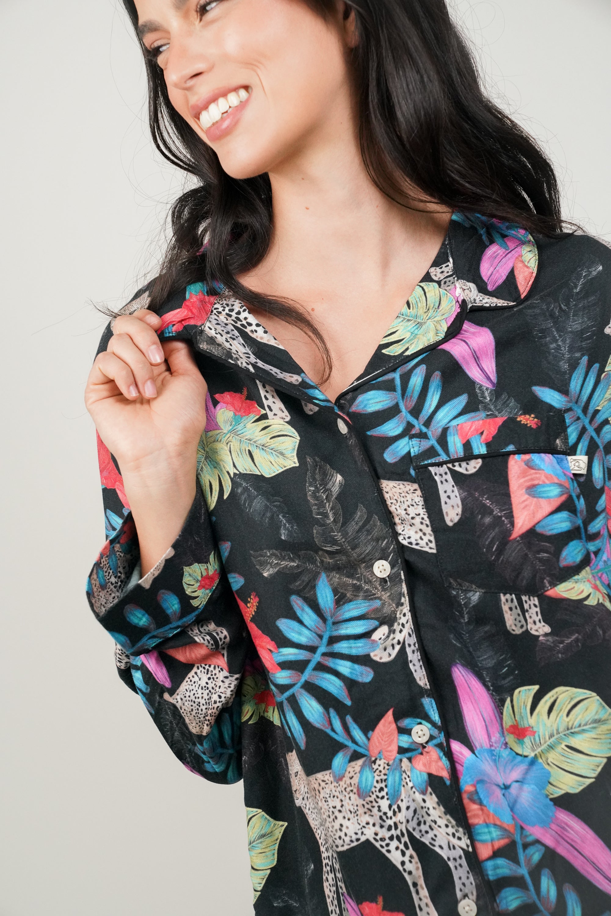 Pijama Violeta Chita Negro W26